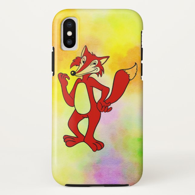 Red Fox Case-Mate iPhone Case (Back)