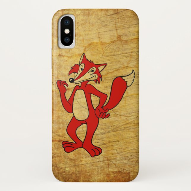 Red Fox Case-Mate iPhone Case (Back)