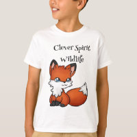 Red Fox – Clever Spirit Wildlife T-Shirt