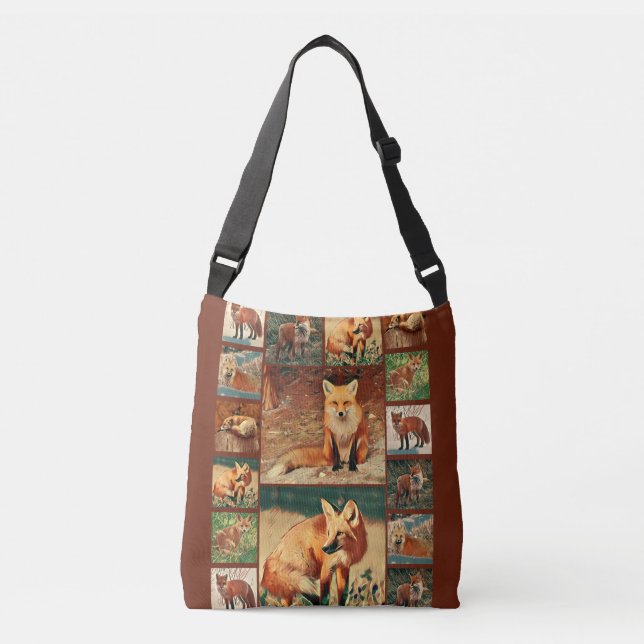 Red Fox Collection Crossbody Bag (Front)