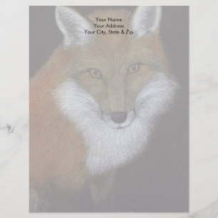 Red Fox Custom Letterhead