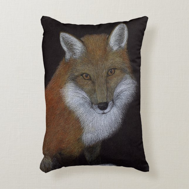 Red Fox Decorative Cushion (Front(Vertical))