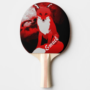 Red Fox Design Personalised Ping Pong Paddle