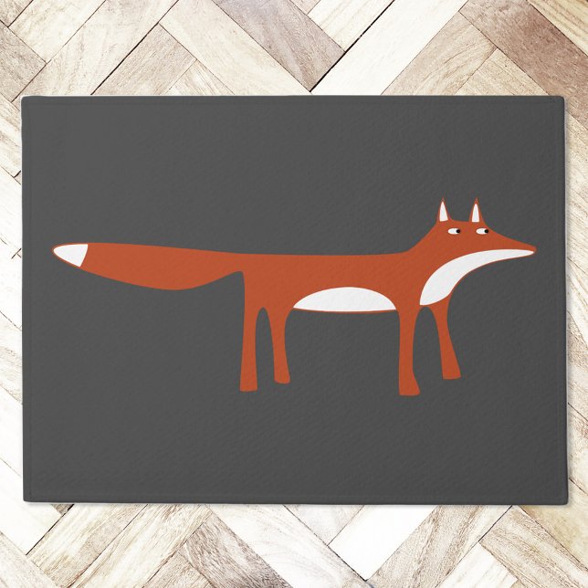 Red Fox Doormat (Red Fox doormat for wildlife and animal lovers)