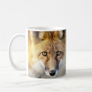 Red Fox Face, Close-up Mug
