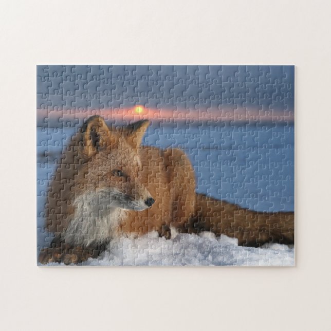 Red Fox Game Puzzle (Horizontal)