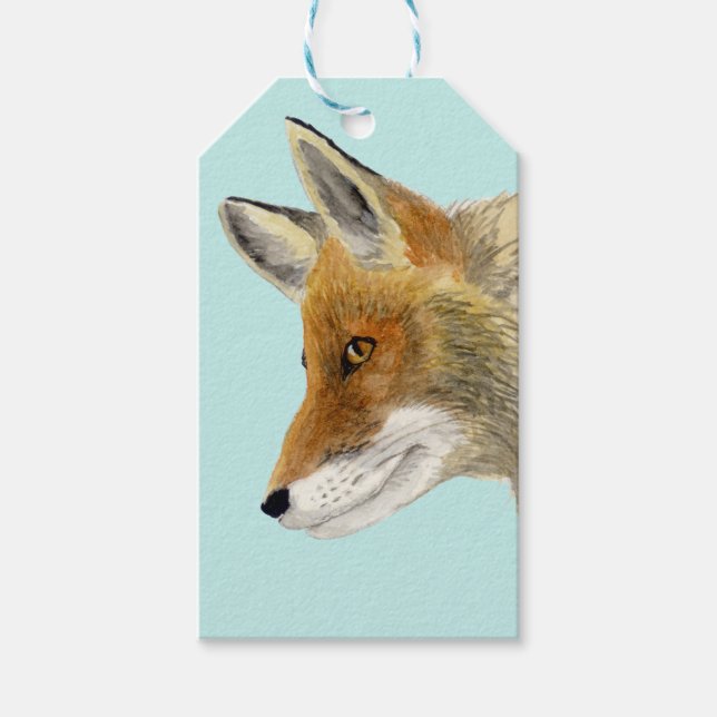 Red Fox Gift Tags (Front)