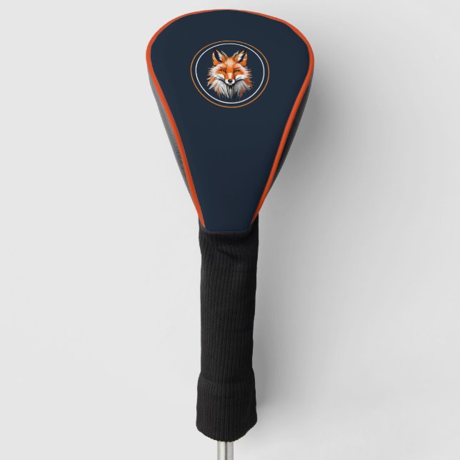 Red Fox Golf Head Cover (Front)