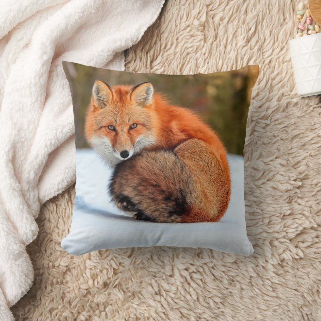 Red Fox In Snow | Yukon Cushion (Blanket)