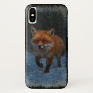 Red Fox in Winter iPhone X Case