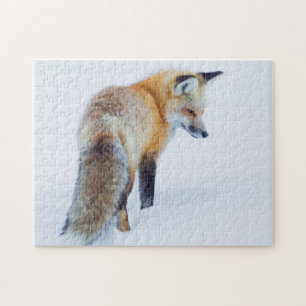 Red Fox in Winter Jigsaw Puzzle