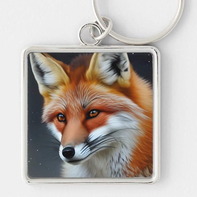 Red Fox Key Ring (Front)