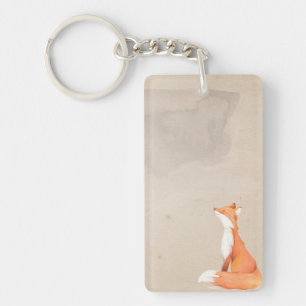Red fox key ring