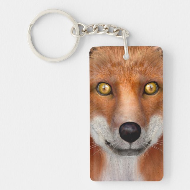 Red Fox Key Ring (Front)