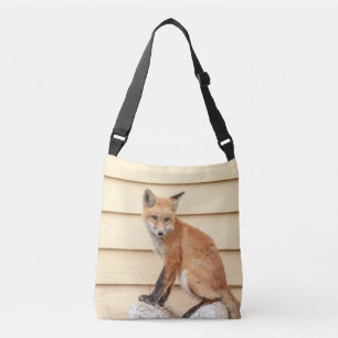 Red Fox Kit in The Hudson Valley Crossbody Bag