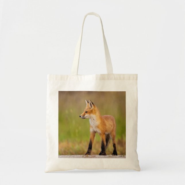 Red Fox Kit Tote Bag (Front)
