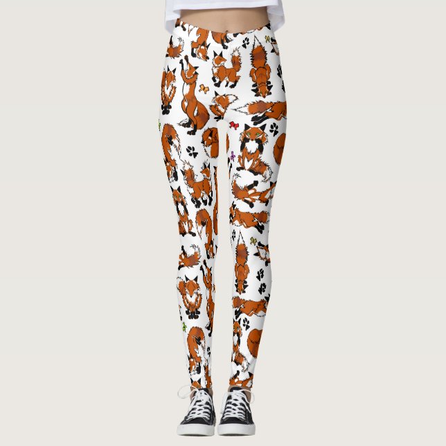 Red Fox Leggings (Front)