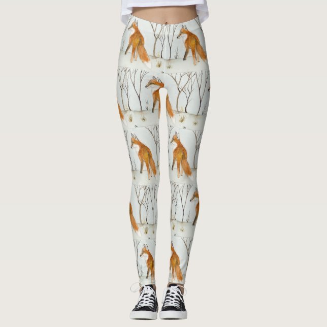 Red Fox Leggings (Front)