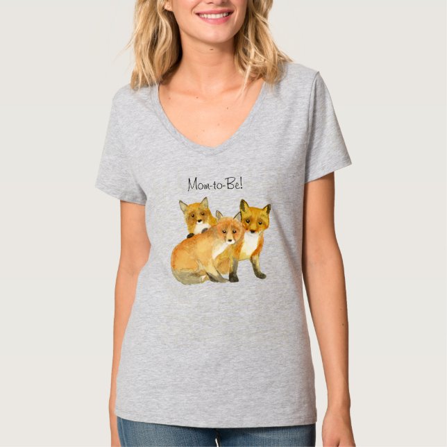 Red Fox Mum T-Shirt (Front)