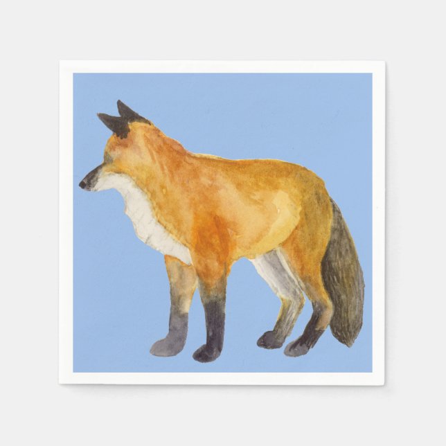 Red Fox Napkin (Front)