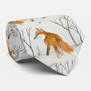 Red Fox Neck Tie