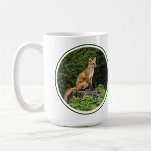 Red Fox On A Pedestal Coffee Mug