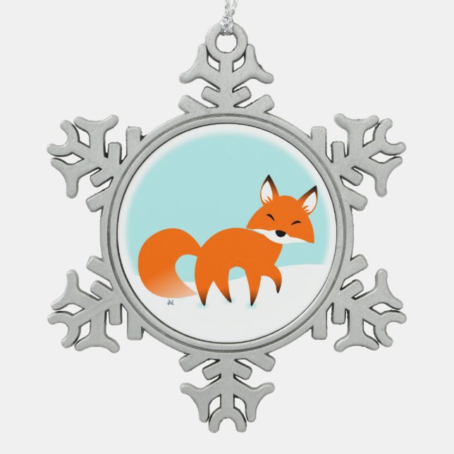 Red Fox Ornament (Front)