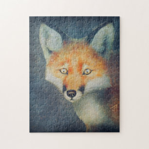 Red Fox Painting Jigsaw Puzzle