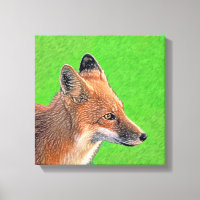 Red Fox Painting - Original Wildlife Art