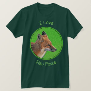 Red Fox Painting - Original Wildlife Art T-Shirt