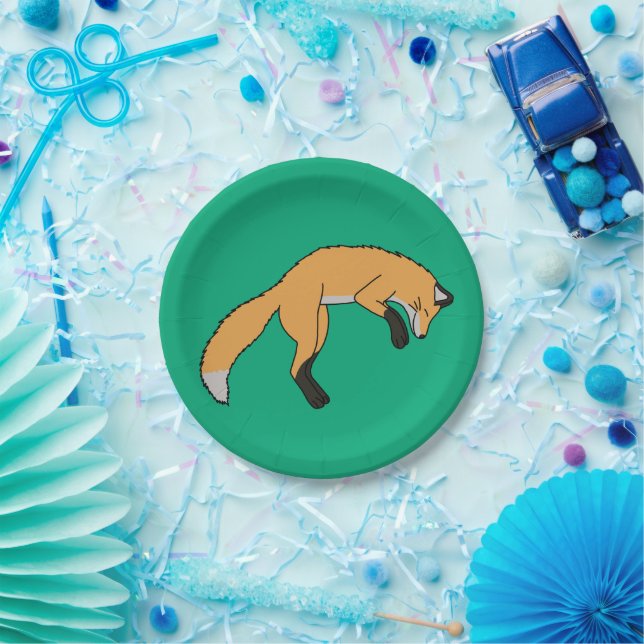 Red Fox Paper Plate (Party)