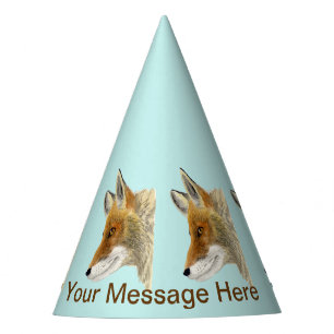 Red Fox Party Hat