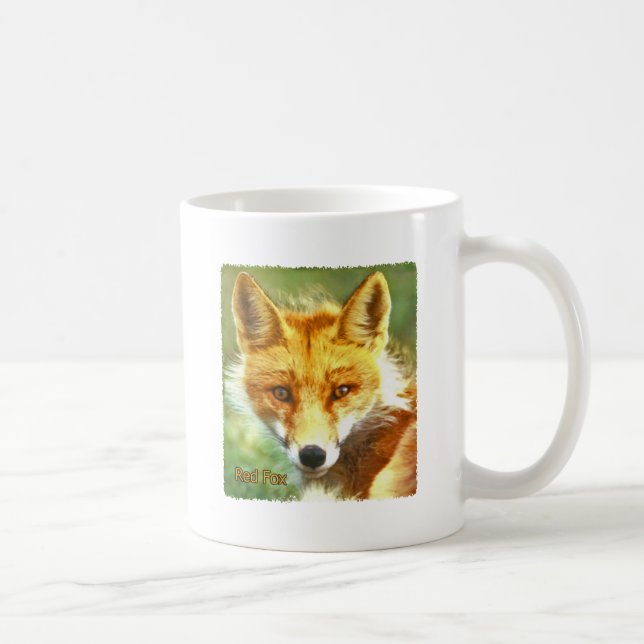 Red Fox Photo Coffee Mug (Right)