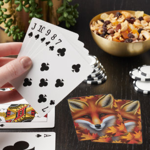 Red Fox Playing Cards