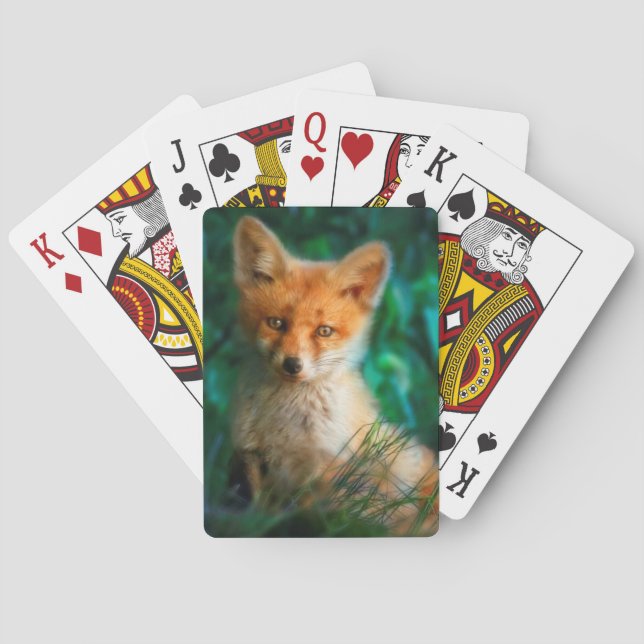 Red Fox Playing Cards (Back)