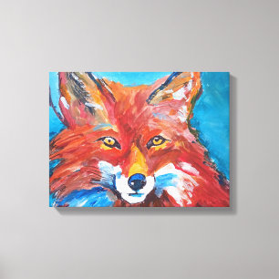 Red Fox Portrait Canvas Print