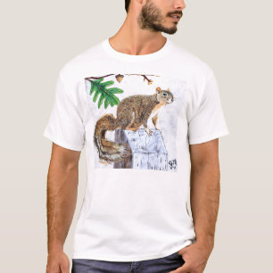 Red Fox Squirrel T-Shirt