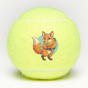 Red fox tennis balls