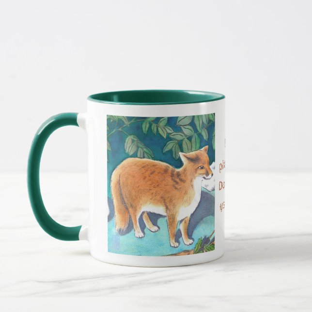 Red Fox  “This is my planet, too" Mug (Left)