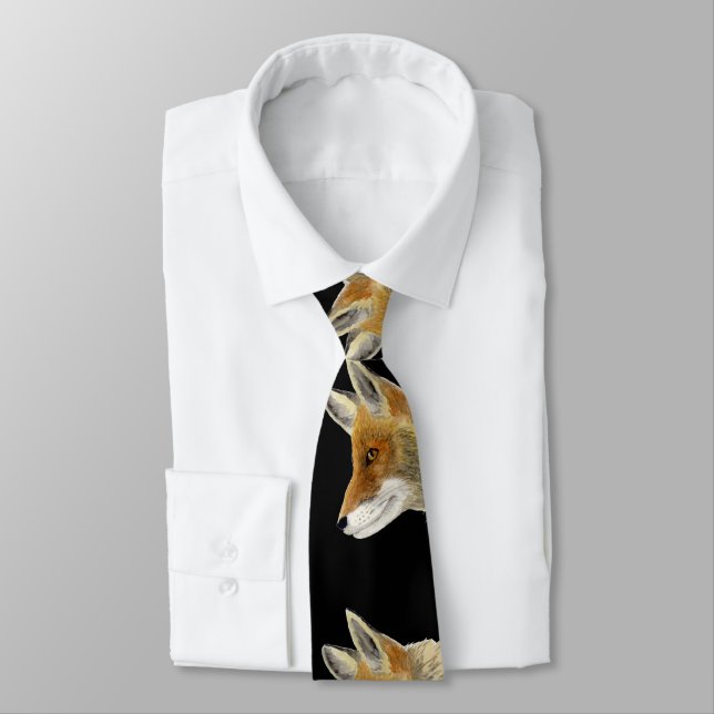 Red Fox Tie (Tied)