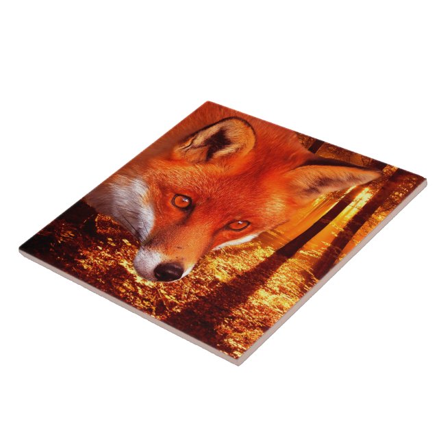 Red Fox Tile (Side)