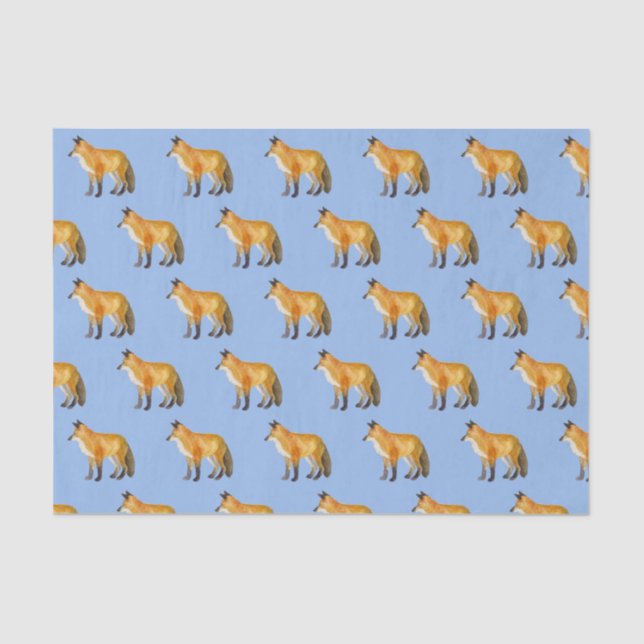 Red Fox Tissue Paper (Front)