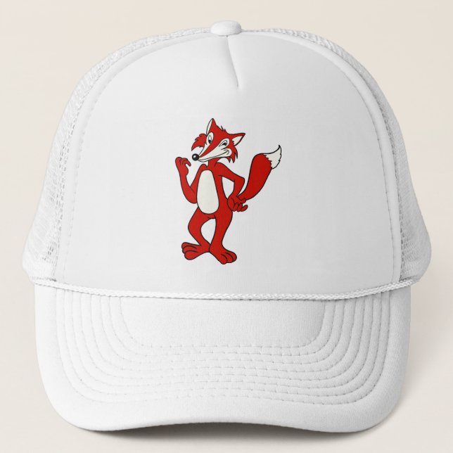 Red Fox Trucker Hat (Front)