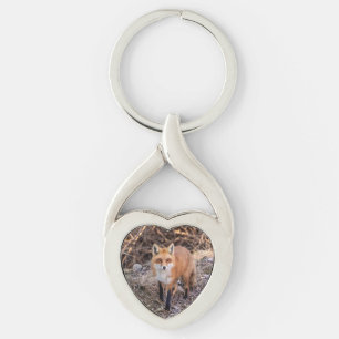 Red Fox up close and personal Key Ring