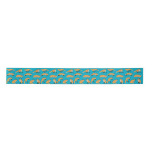 Red Foxes Satin Ribbon