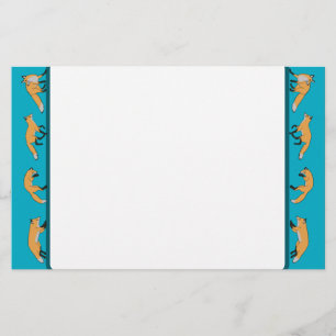 Red Foxes Stationery