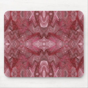 Red Fractal Mousepad