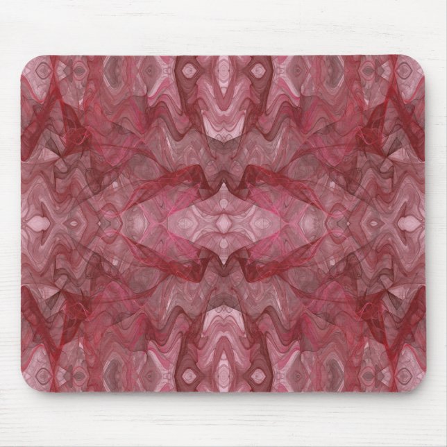 Red Fractal Mousepad (Front)