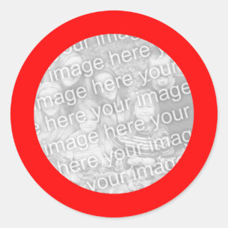 Red Frame Sticker