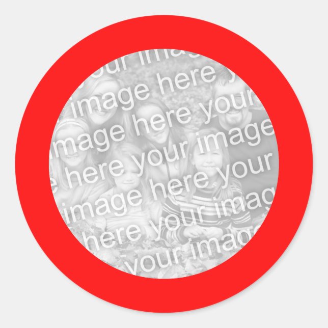 Red Frame Sticker (Front)